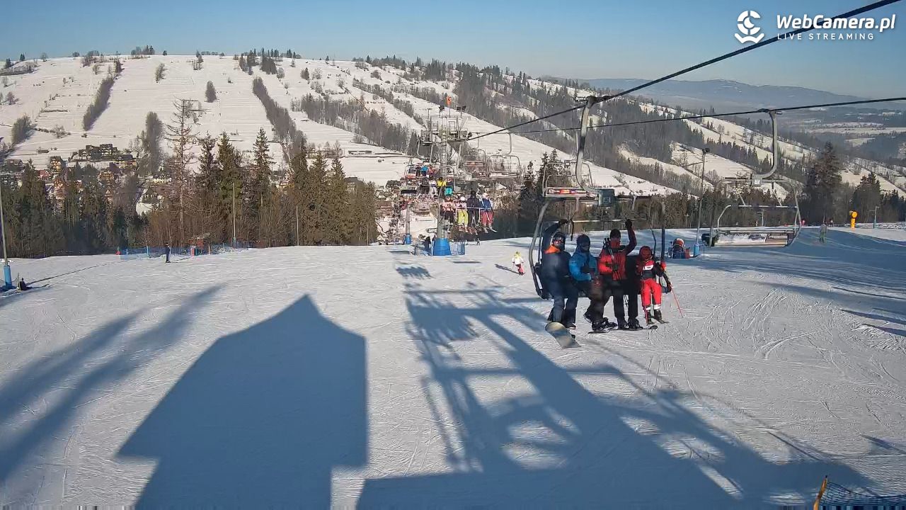 Ski Suche - widok z górnej stacji - 20 styczeń 2026, 11:25