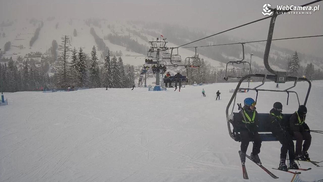 Ski Suche - widok z górnej stacji - 08 styczeń 2026, 13:12