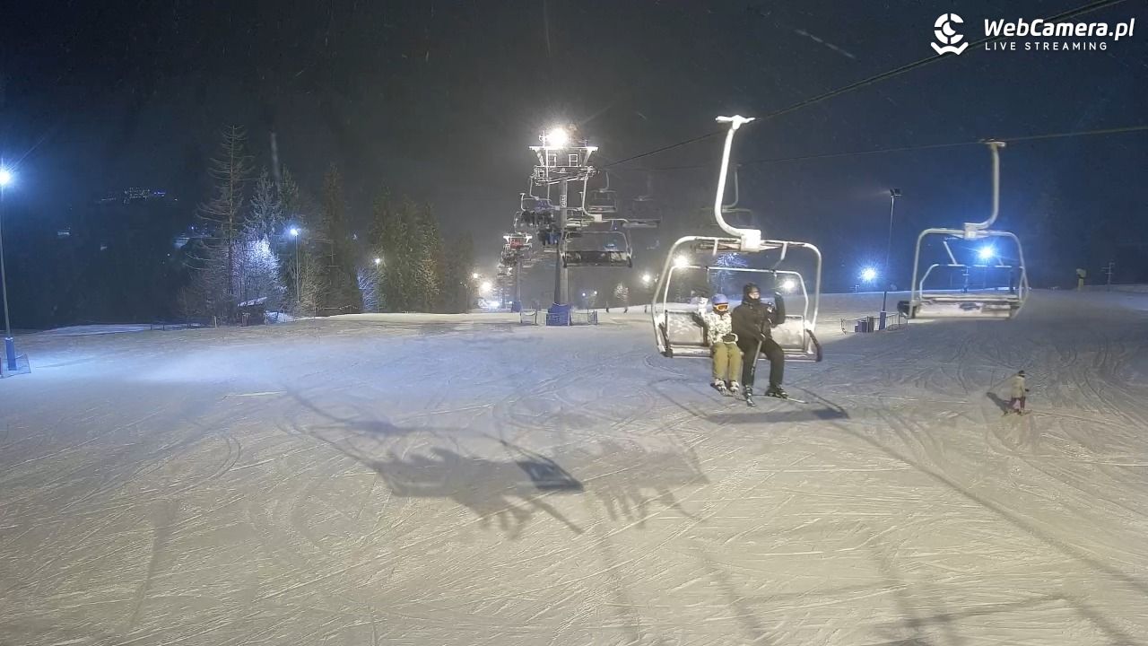 Ski Suche - widok z górnej stacji - 17 luty 2026, 19:56