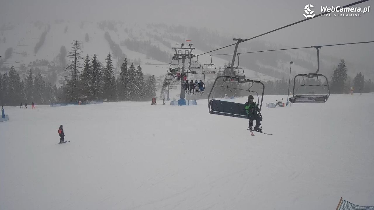 Ski Suche - widok z górnej stacji - 11 styczeń 2026, 12:01