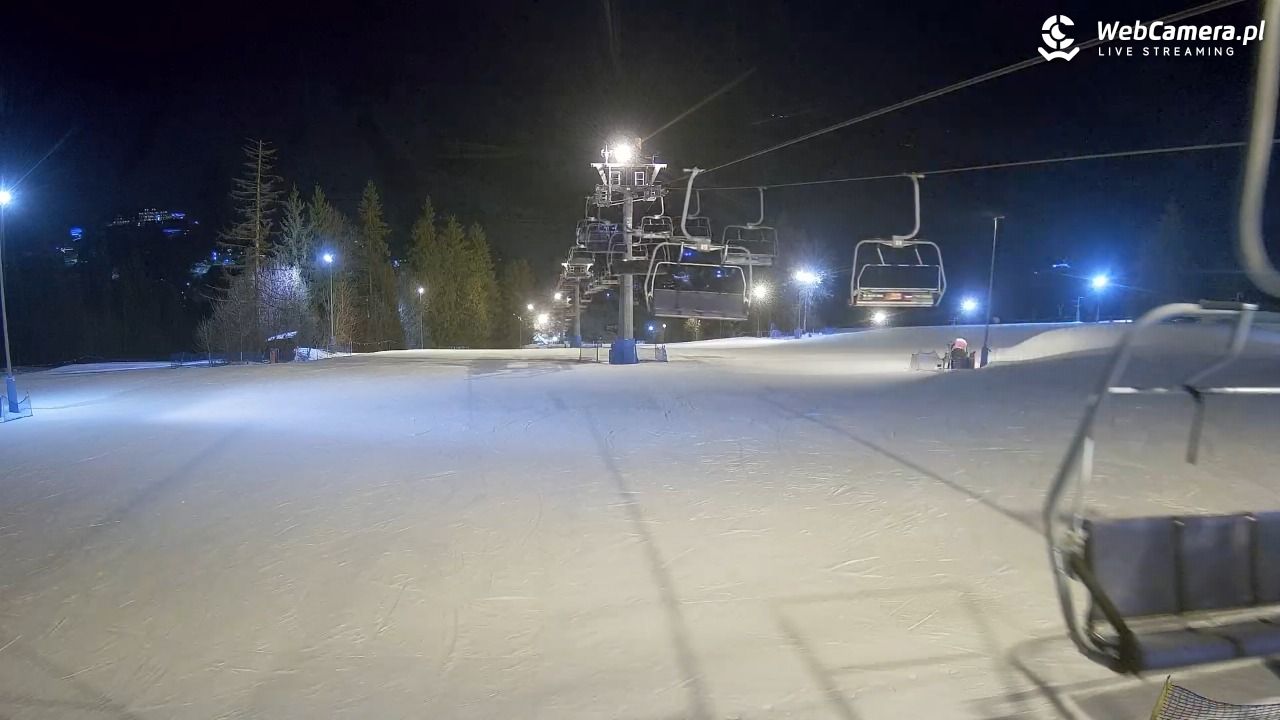 Ski Suche - widok z górnej stacji - 27 styczeń 2026, 19:49