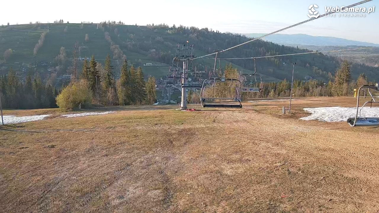 Ski Suche - widok z górnej stacji - 30 kwiecień 2026, 18:56