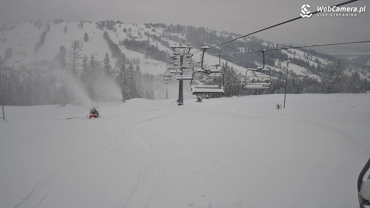 Ski Suche - widok z górnej stacji - 22 listopad 2025, 12:48