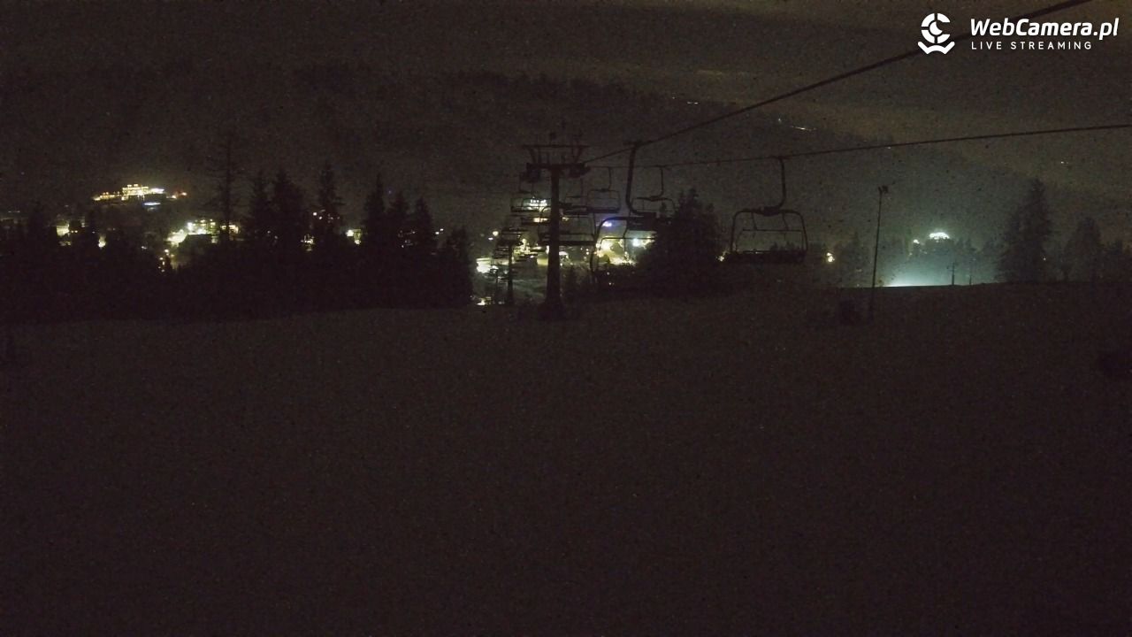 Ski Suche - widok z górnej stacji - 24 styczeń 2026, 21:06