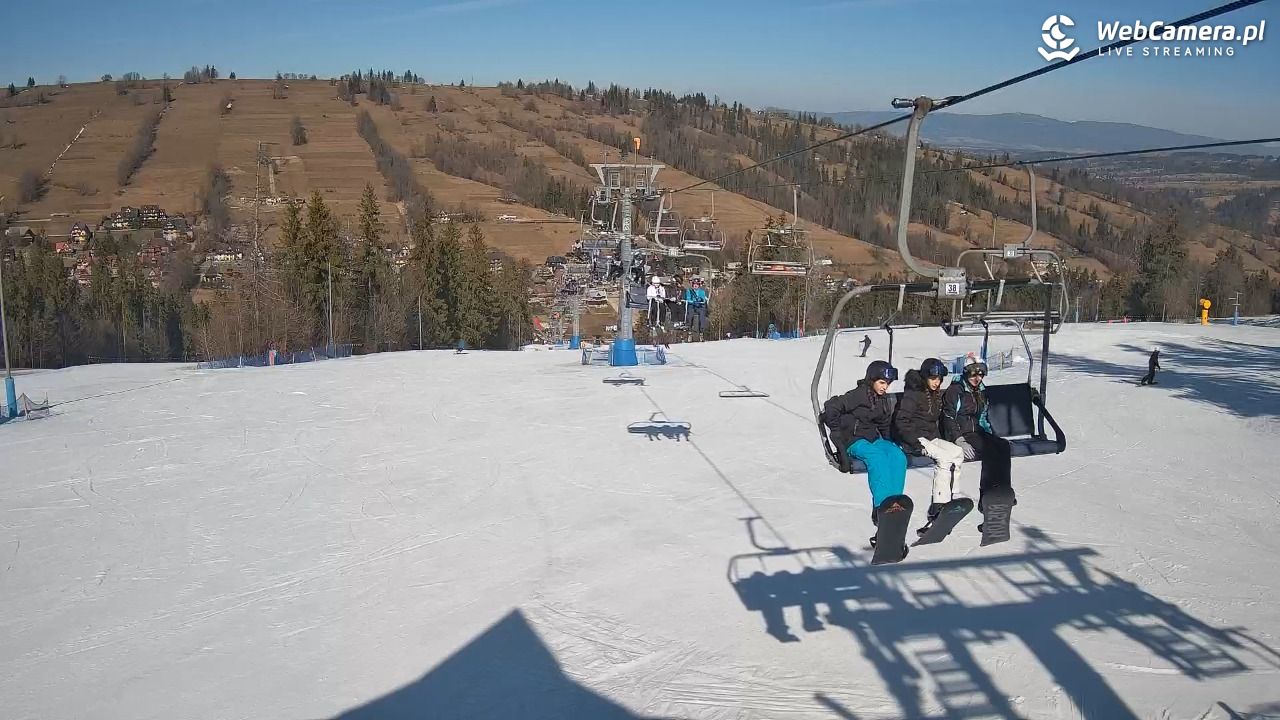 Ski Suche - widok z górnej stacji - 05 marzec 2026, 11:59