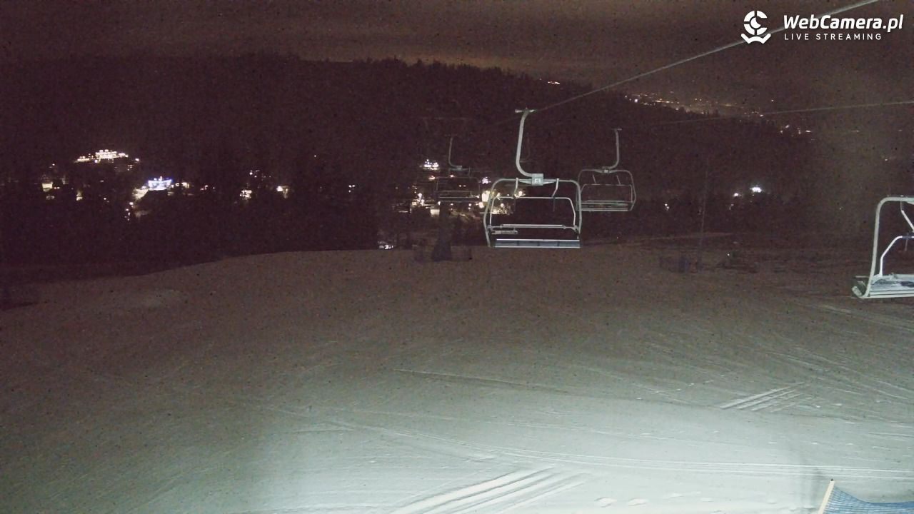 Ski Suche - widok z górnej stacji - 17 grudzień 2025, 20:03
