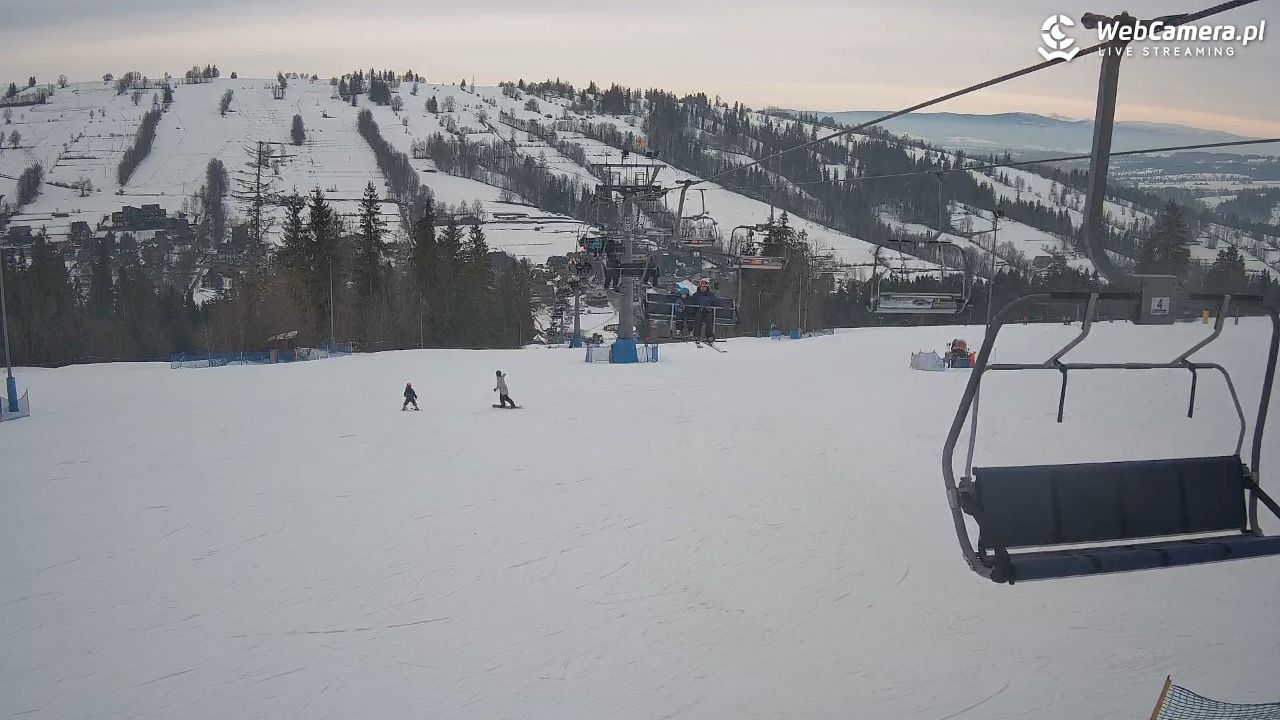 Ski Suche - widok z górnej stacji - 25 styczeń 2026, 14:36
