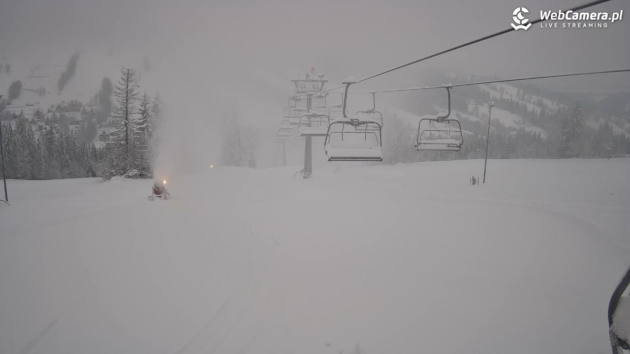 Ski Suche - widok z górnej stacji - 23 listopad 2025, 06:51