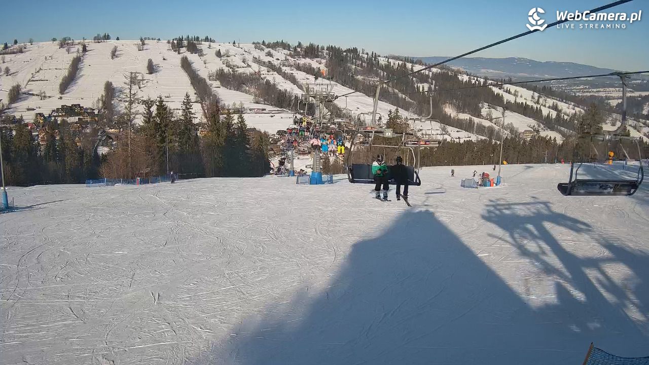 Ski Suche - widok z górnej stacji - 21 styczeń 2026, 12:55