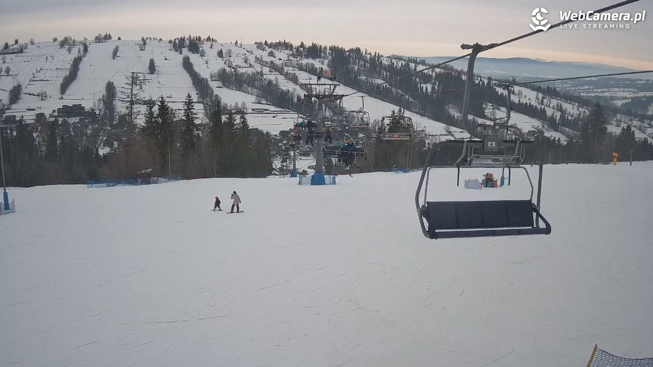 Ski Suche - widok z górnej stacji - 25 styczeń 2026, 14:36