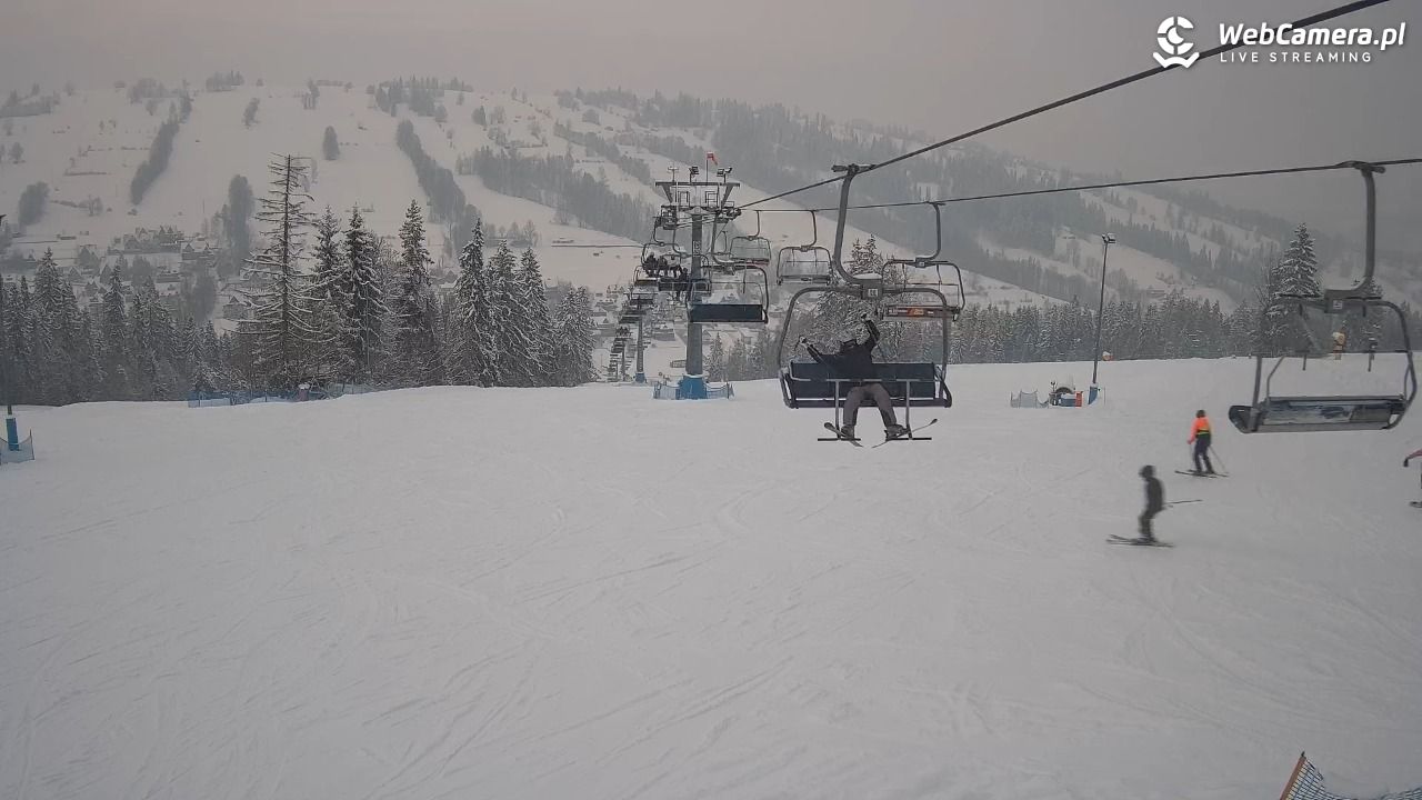 Ski Suche - widok z górnej stacji - 08 styczeń 2026, 16:15