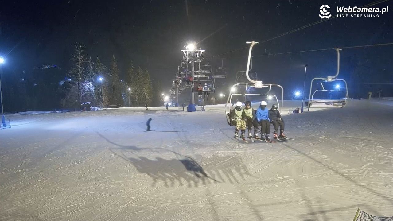 Ski Suche - widok z górnej stacji - 03 luty 2026, 18:00