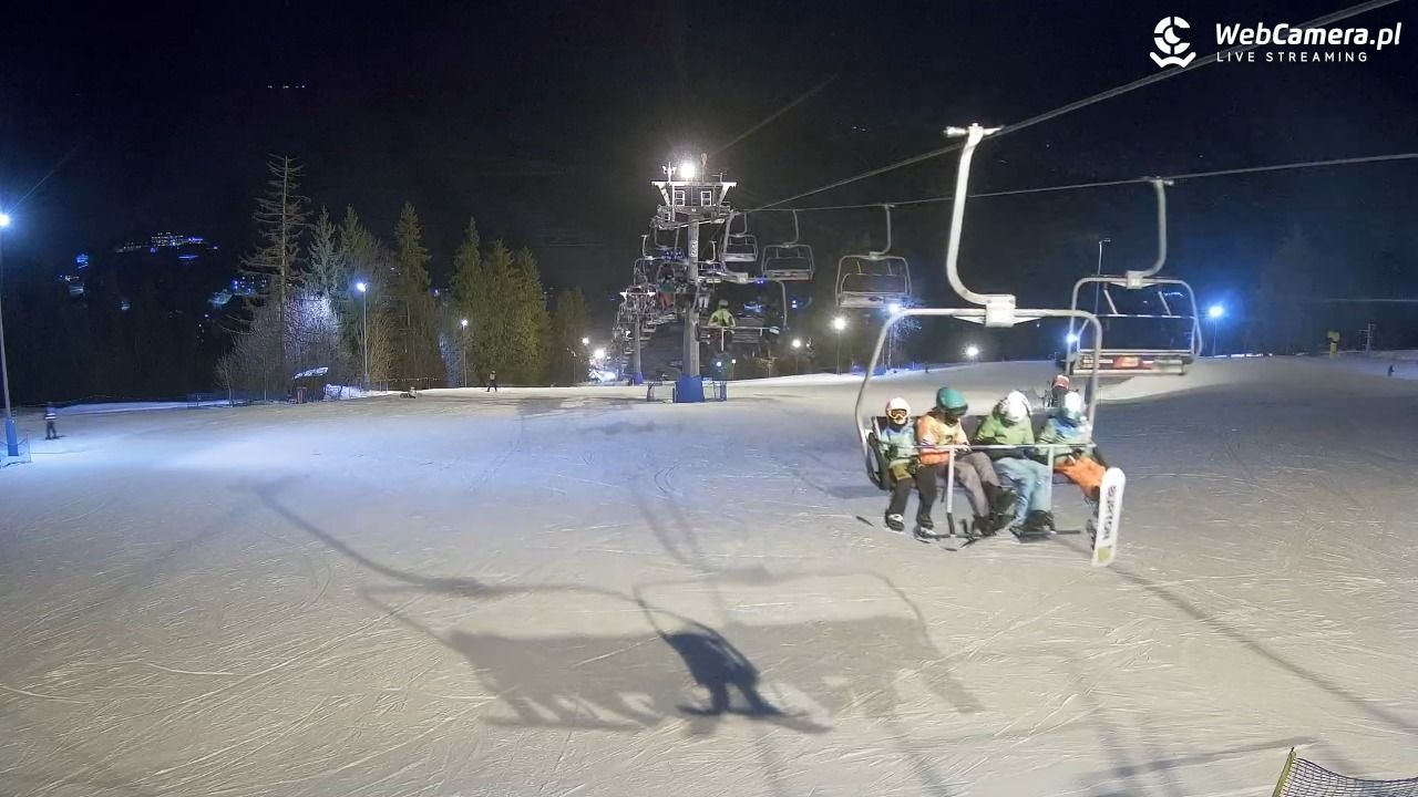 Ski Suche - widok z górnej stacji - 21 styczeń 2026, 17:36