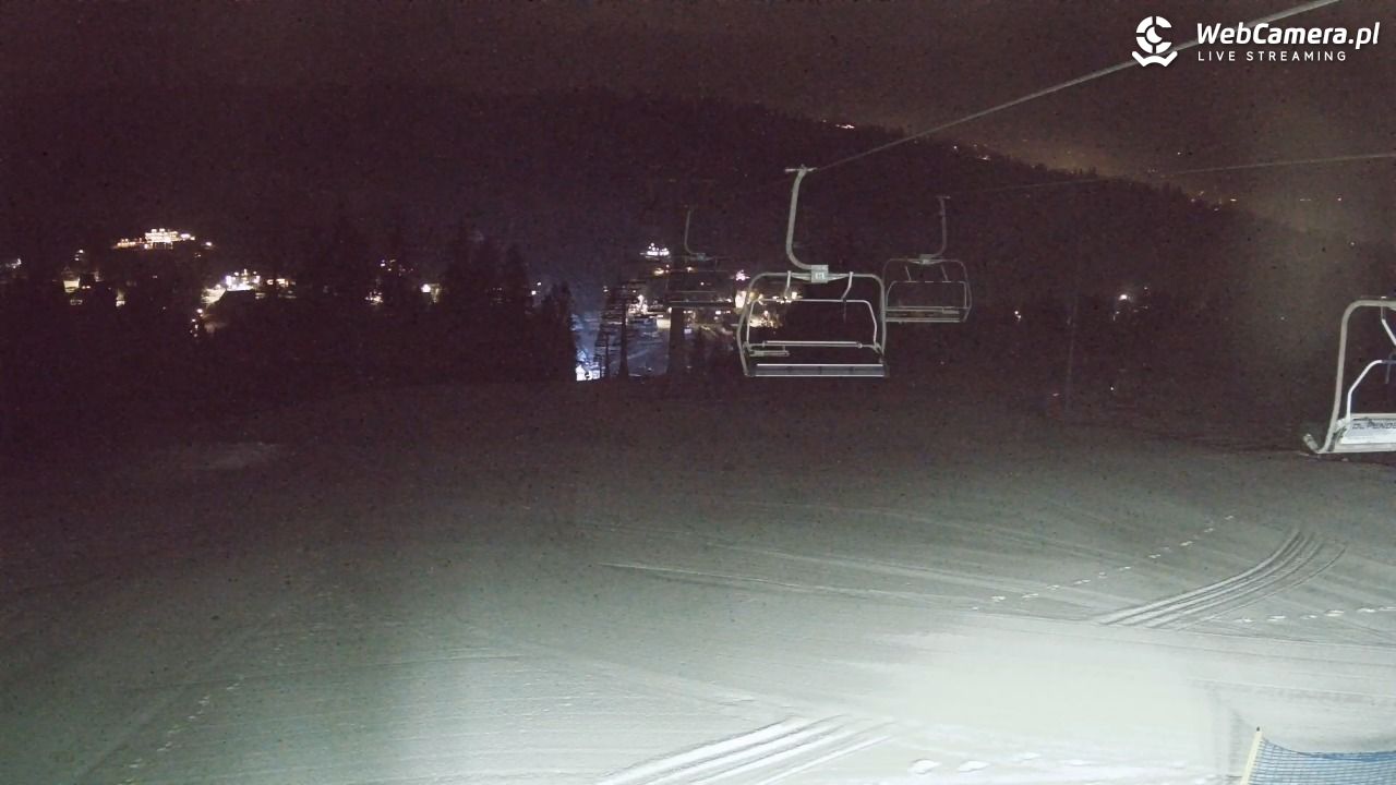 Ski Suche - widok z górnej stacji - 13 grudzień 2025, 20:17