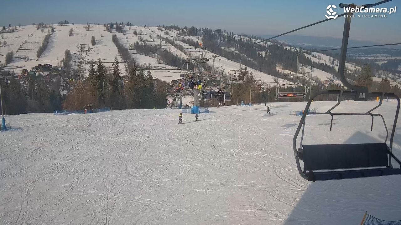 Ski Suche - widok z górnej stacji - 03 luty 2026, 14:01