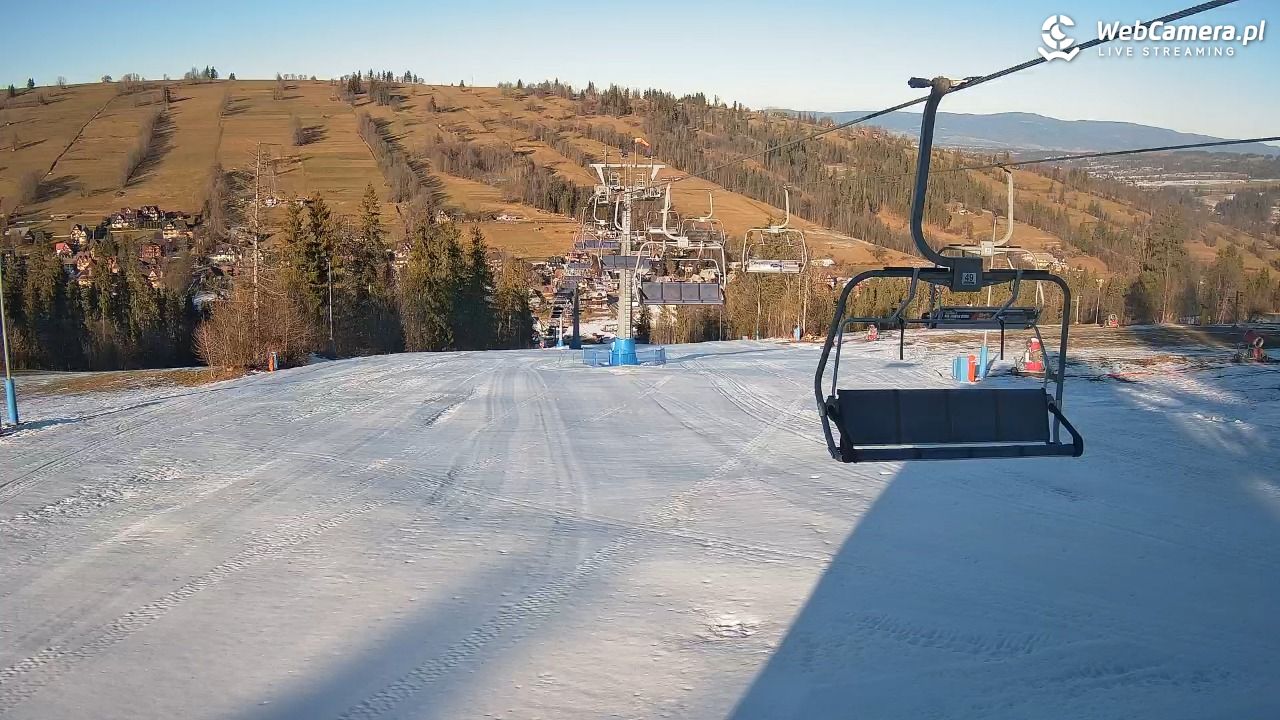 Ski Suche - widok z górnej stacji - 12 grudzień 2025, 13:11