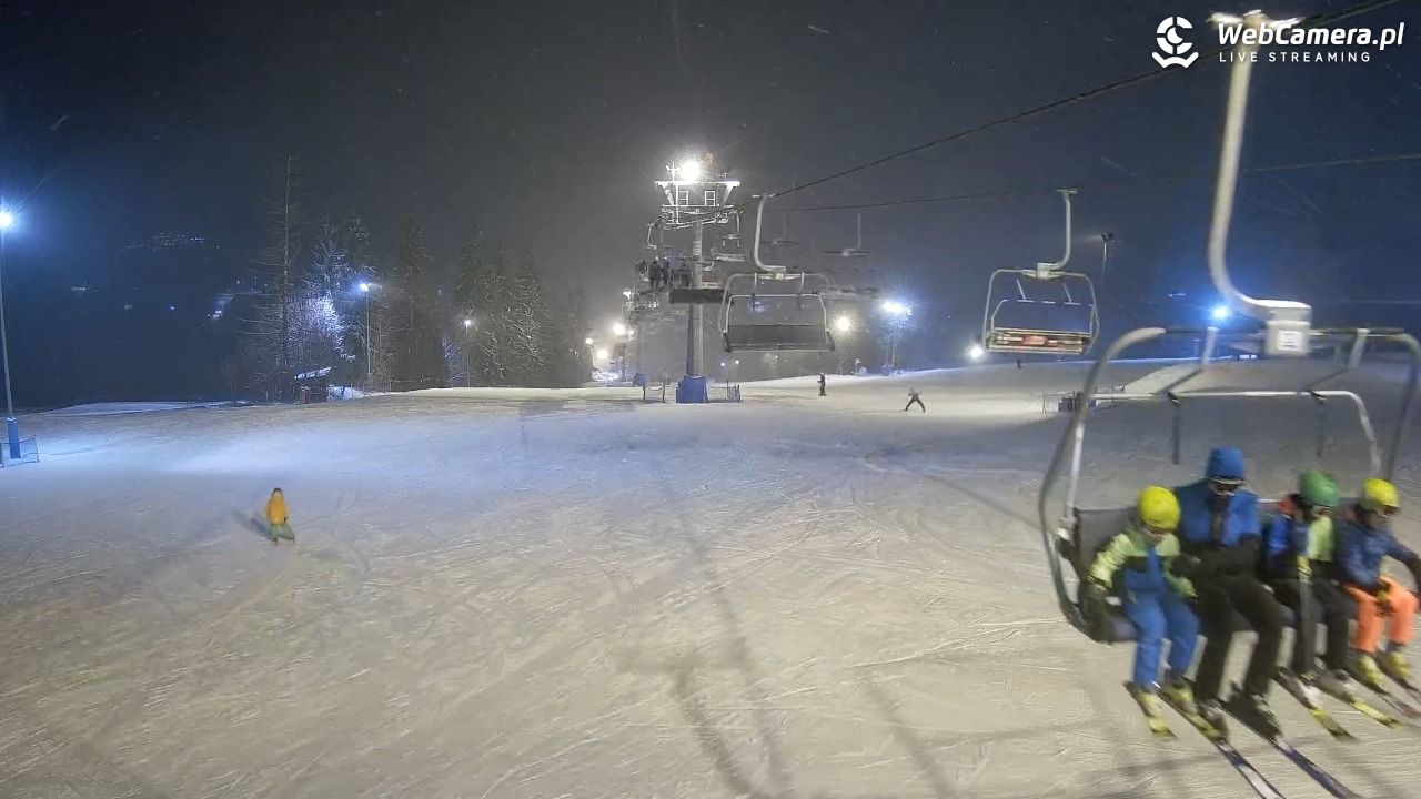 Ski Suche - widok z górnej stacji - 16 luty 2026, 18:27