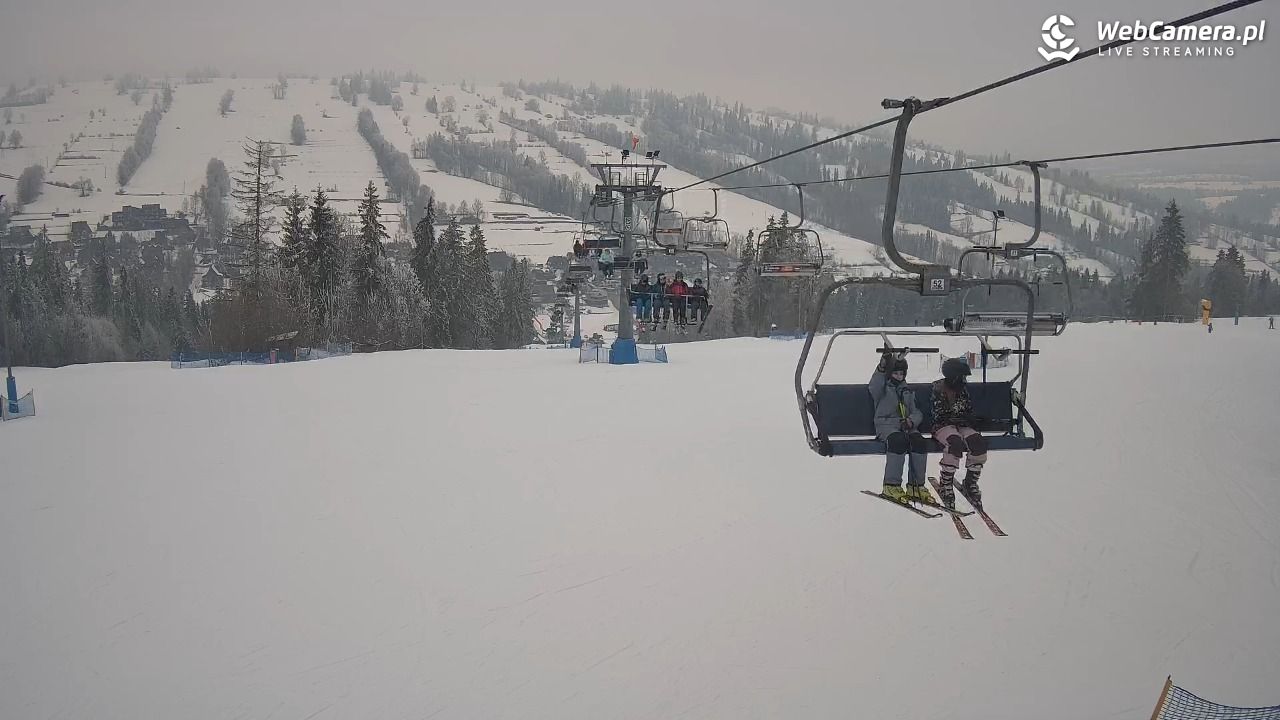 Ski Suche - widok z górnej stacji - 02 luty 2026, 14:35