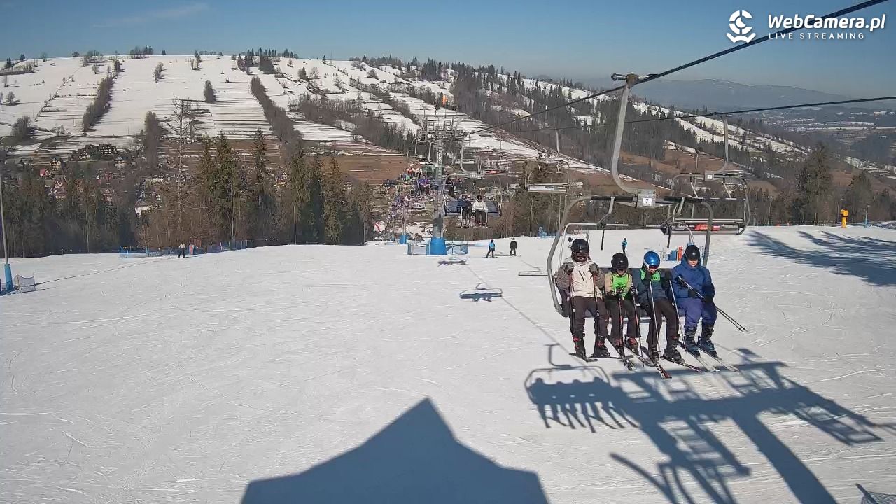 Ski Suche - widok z górnej stacji - 26 luty 2026, 12:16