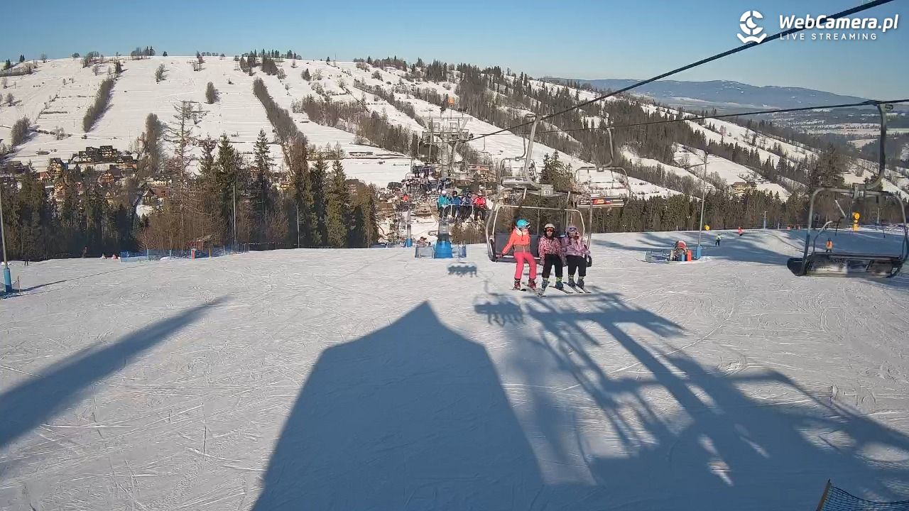 Ski Suche - widok z górnej stacji - 21 styczeń 2026, 12:03