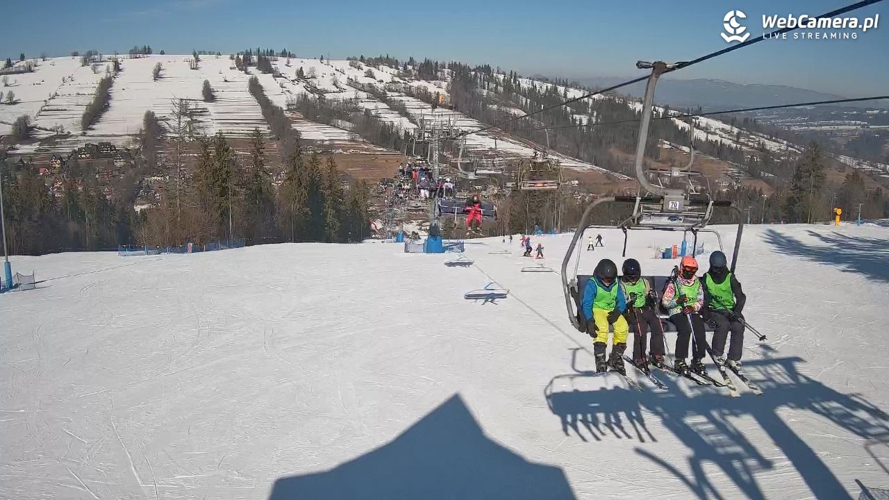 Ski Suche - widok z górnej stacji - 26 luty 2026, 12:26