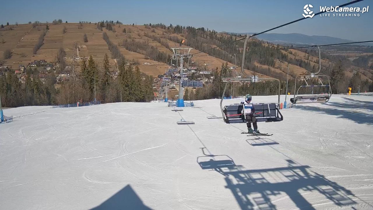 Ski Suche - widok z górnej stacji - 09 marzec 2026, 11:46