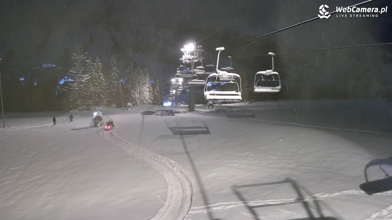 Ski Suche - widok z górnej stacji - 21 listopad 2025, 17:48