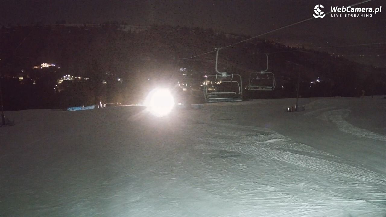 Ski Suche - widok z górnej stacji - 28 luty 2026, 22:16