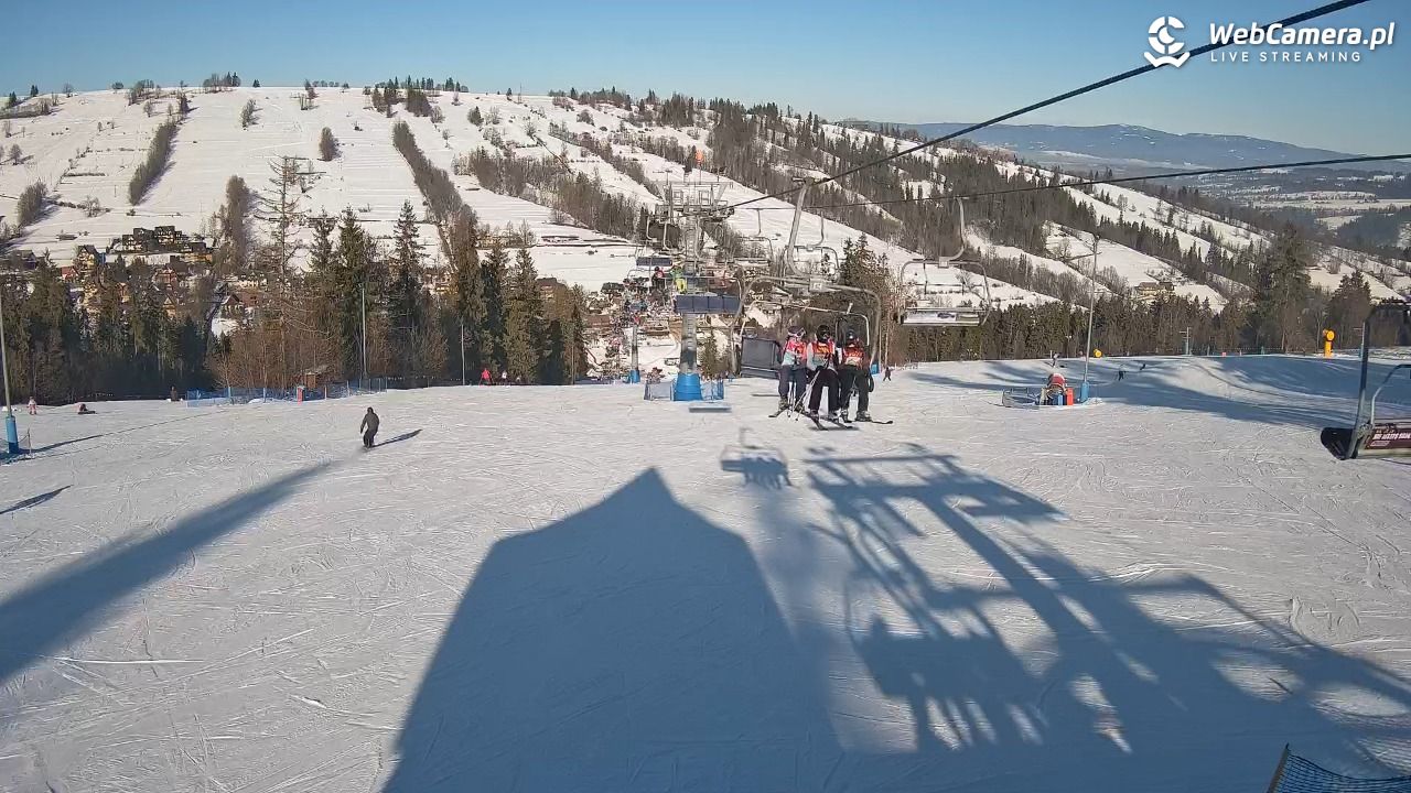 Ski Suche - widok z górnej stacji - 21 styczeń 2026, 12:01
