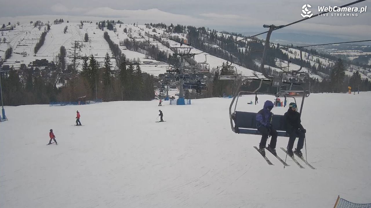 Ski Suche - widok z górnej stacji - 26 styczeń 2026, 14:46