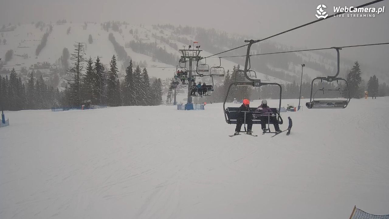 Ski Suche - widok z górnej stacji - 11 styczeń 2026, 10:08