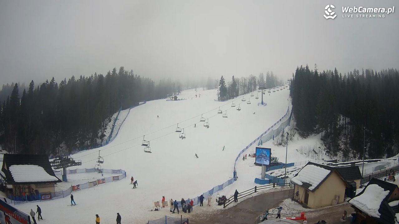 SKI SUCHE - widok na stok - 08 luty 2026, 12:38