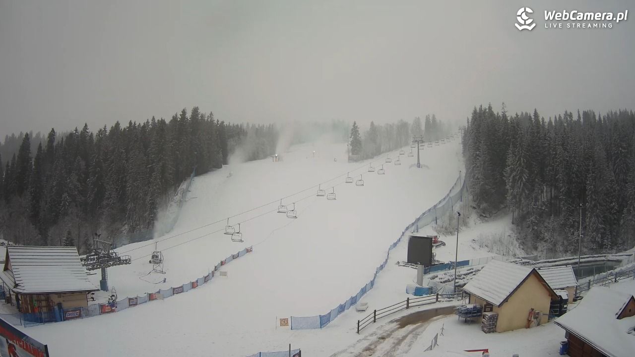 SKI SUCHE - widok na stok - 24 grudzień 2025, 07:56