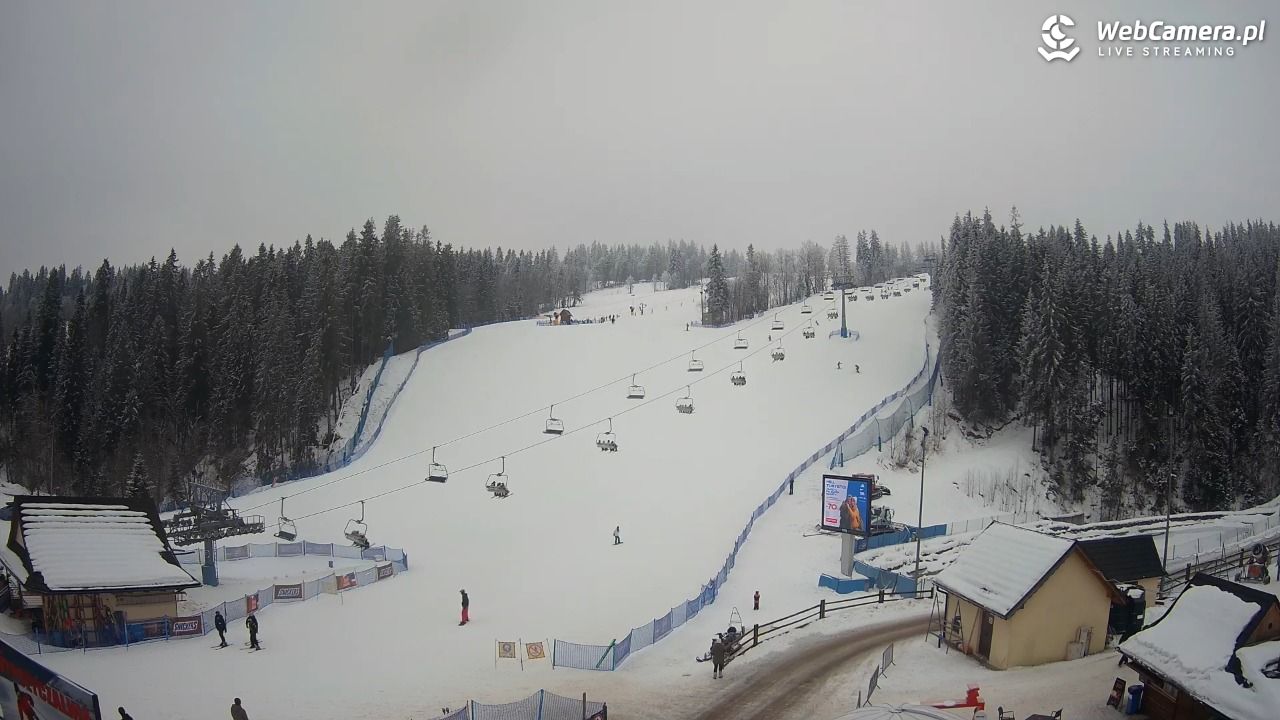 SKI SUCHE - widok na stok - 02 luty 2026, 10:32