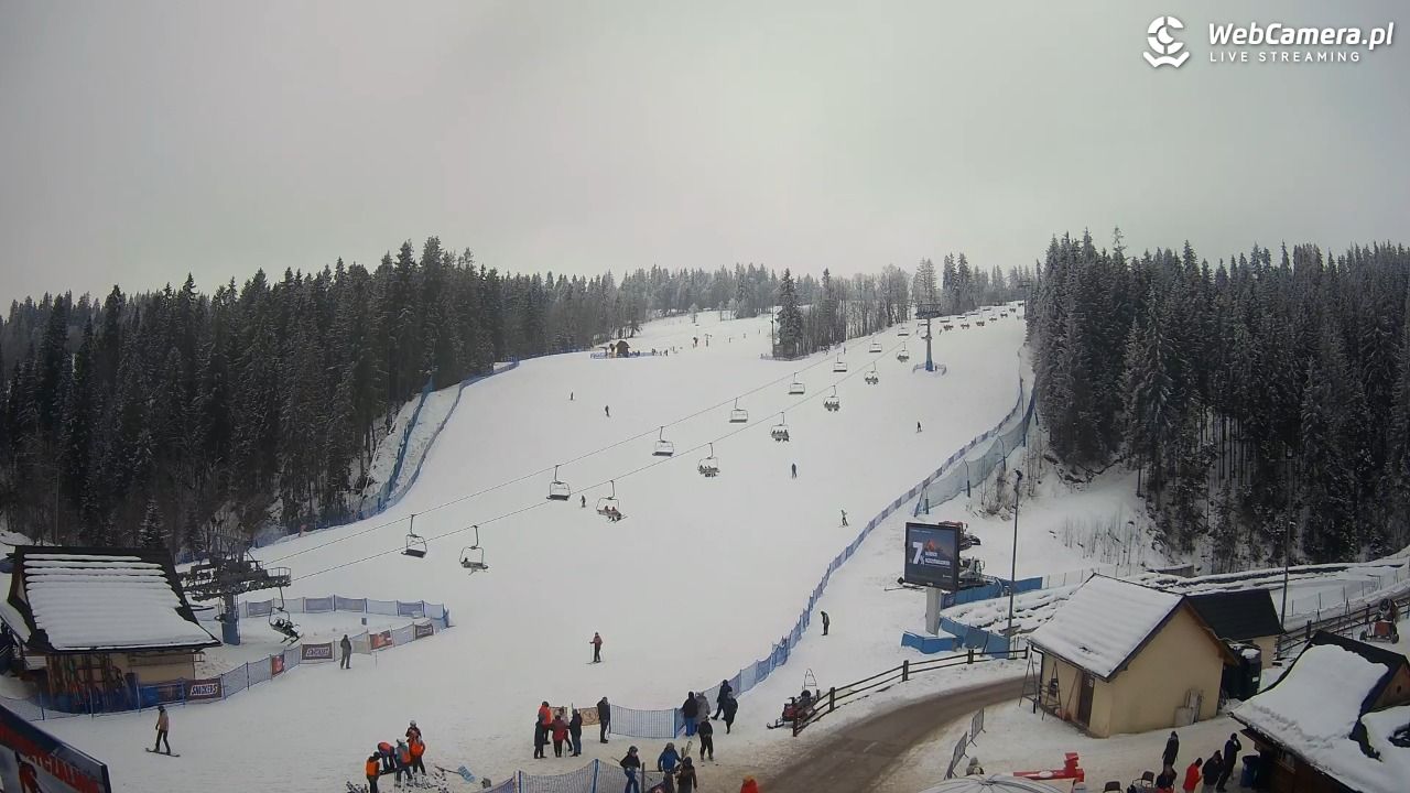 SKI SUCHE - widok na stok - 02 luty 2026, 12:25