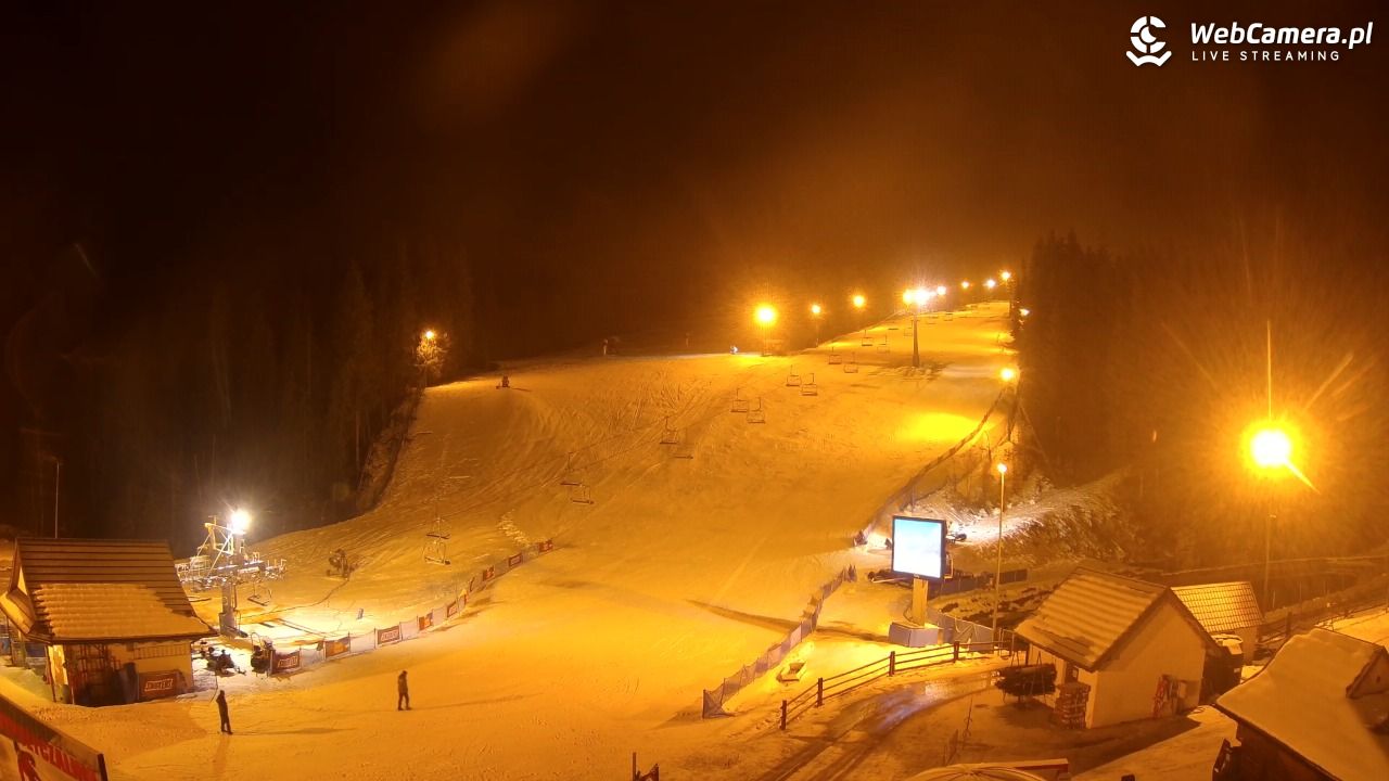SKI SUCHE - widok na stok - 23 grudzień 2025, 20:12