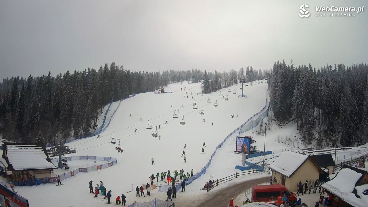 SKI SUCHE - widok na stok - 02 luty 2026, 12:06