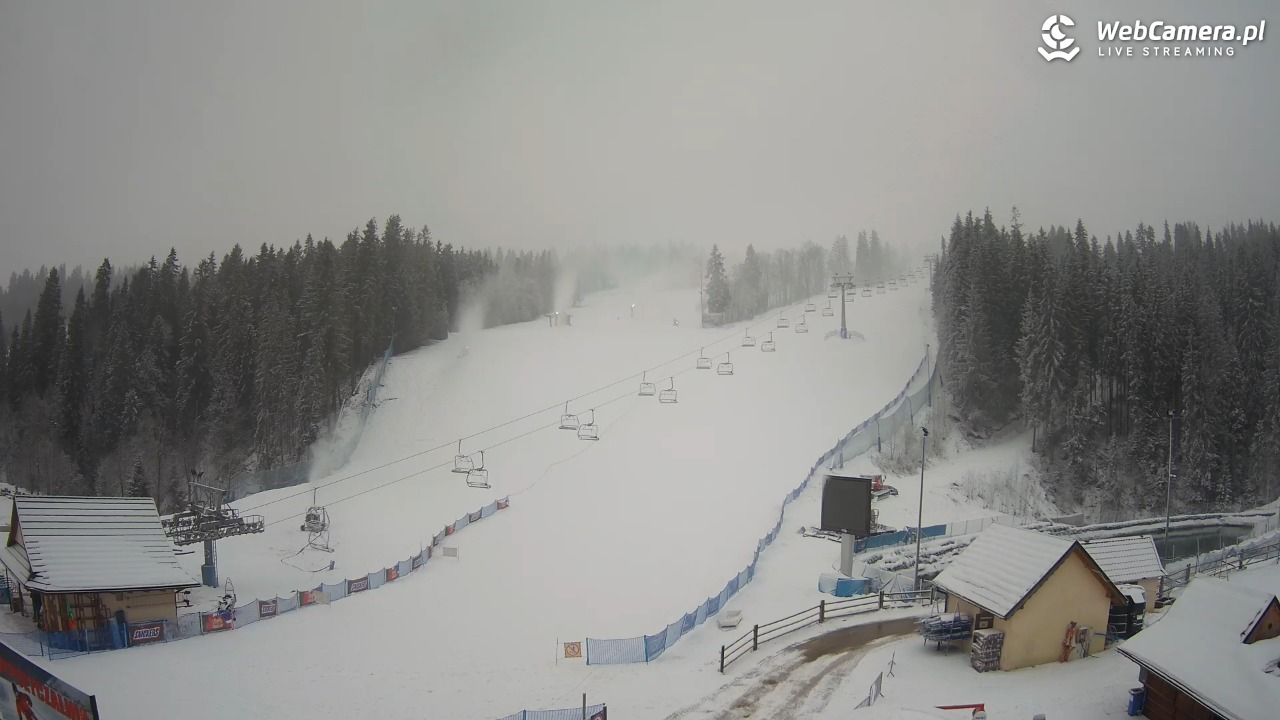 SKI SUCHE - widok na stok - 24 grudzień 2025, 07:56