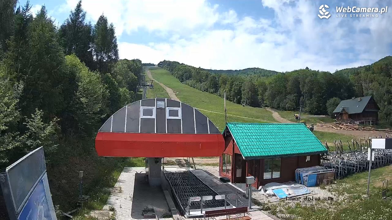 Jaworzyna Krynicka - widok na trasy nr 2 - 31 maj 2026, 14:01