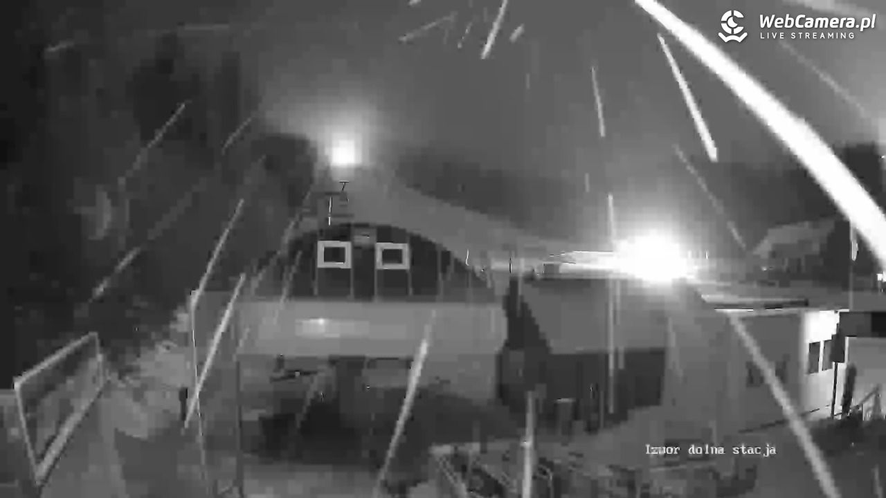 Jaworzyna Krynicka - widok na trasy nr 2 - 21 luty 2026, 20:20