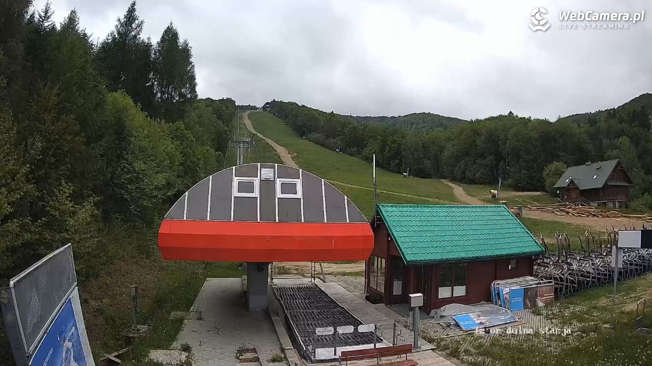 Jaworzyna Krynicka - widok na trasy nr 2 - 30 maj 2026, 13:18