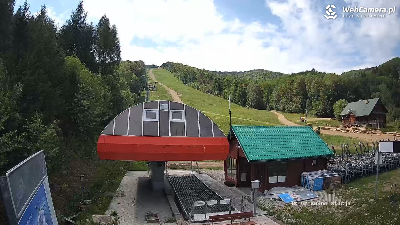 Jaworzyna Krynicka - widok na trasy nr 2 - 31 maj 2026, 14:01
