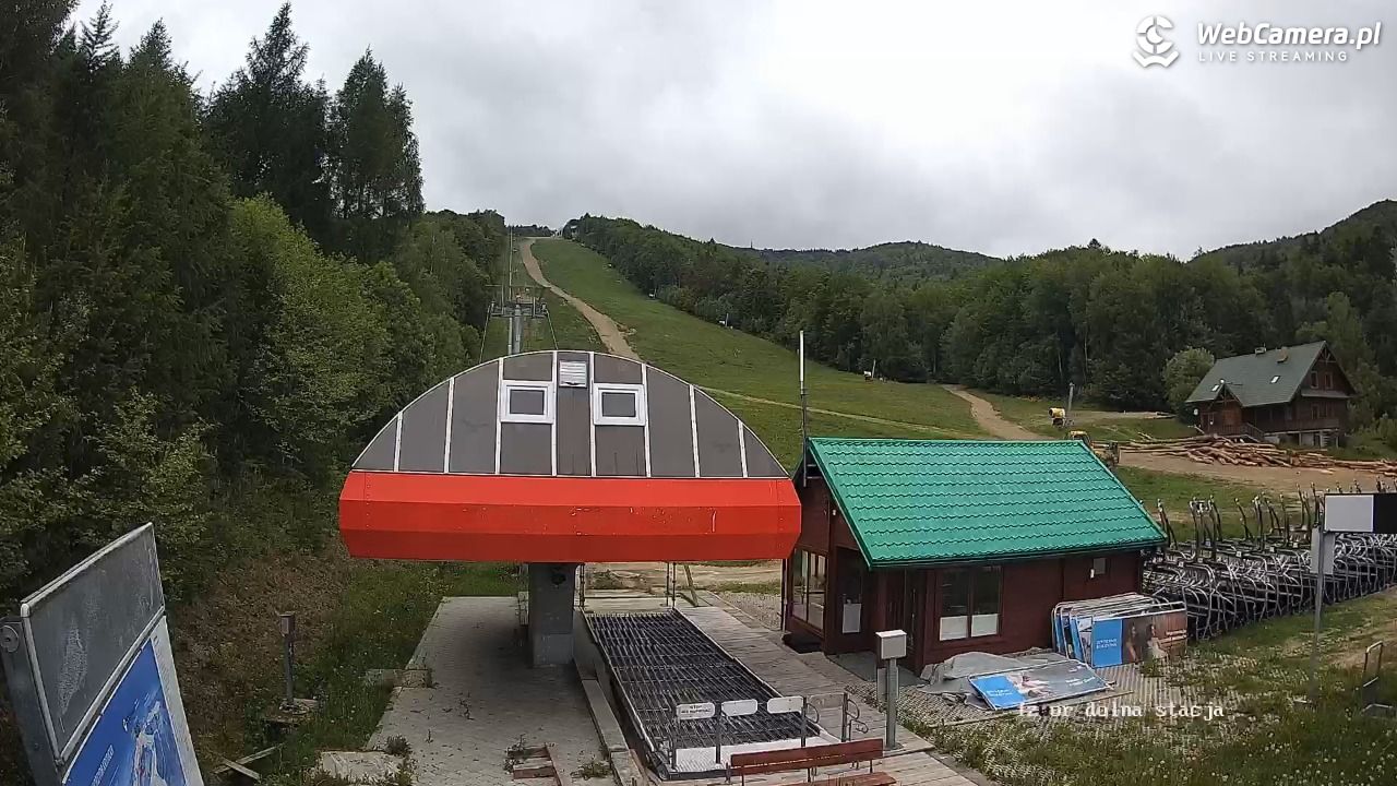 Jaworzyna Krynicka - widok na trasy nr 2 - 30 maj 2026, 13:18