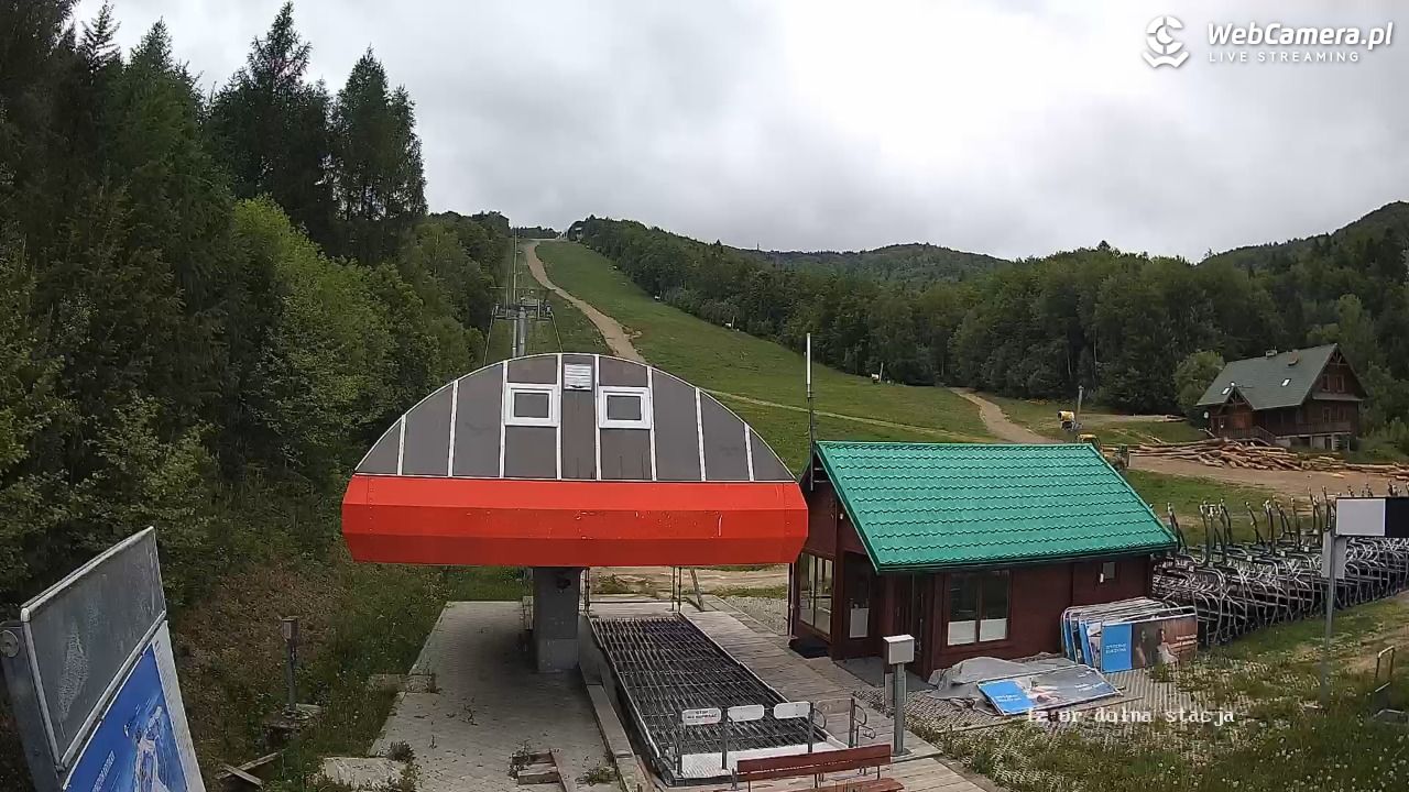 Jaworzyna Krynicka - widok na trasy nr 2 - 30 maj 2026, 13:18