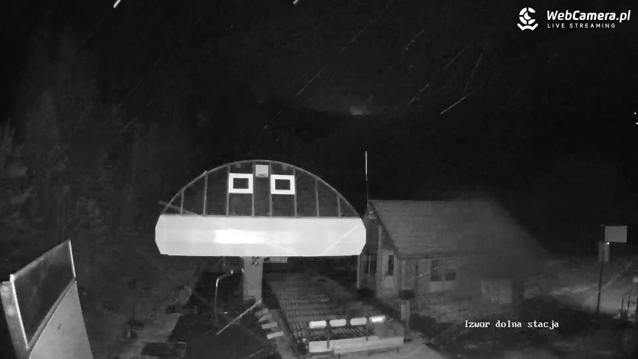 Jaworzyna Krynicka - widok na trasy nr 2 - 07 kwiecień 2026, 22:20