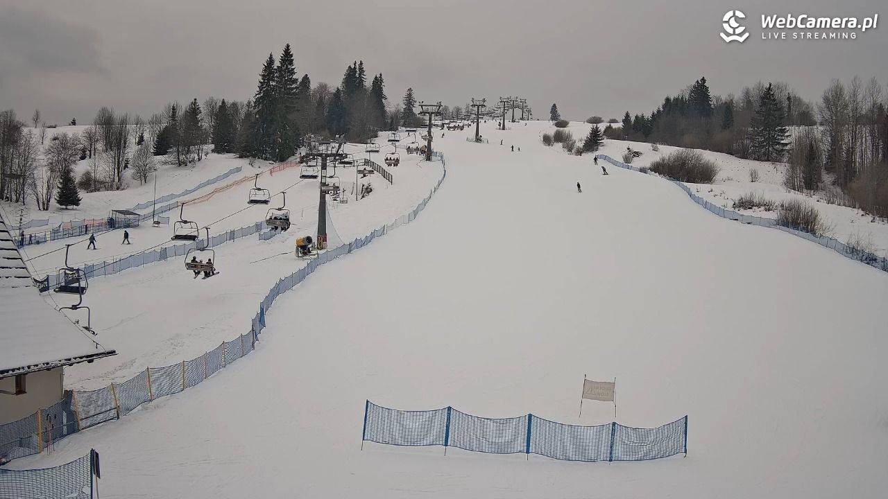 WITÓW -ski - widok na stok - 06 styczeń 2026, 10:29