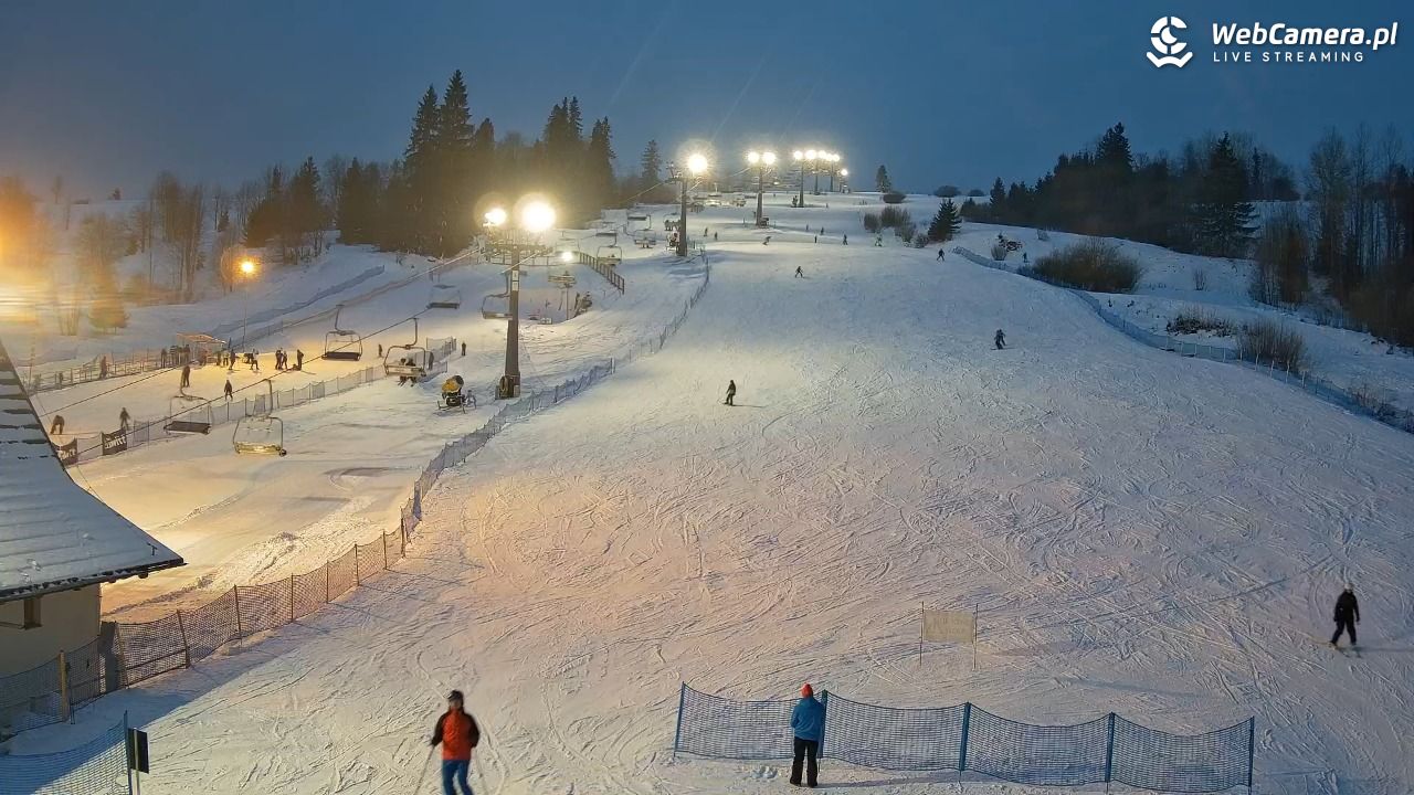 WITÓW -ski - widok na stok - 05 styczeń 2026, 16:24