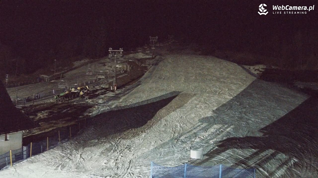 WITÓW -ski - widok na stok - 08 marzec 2026, 19:55