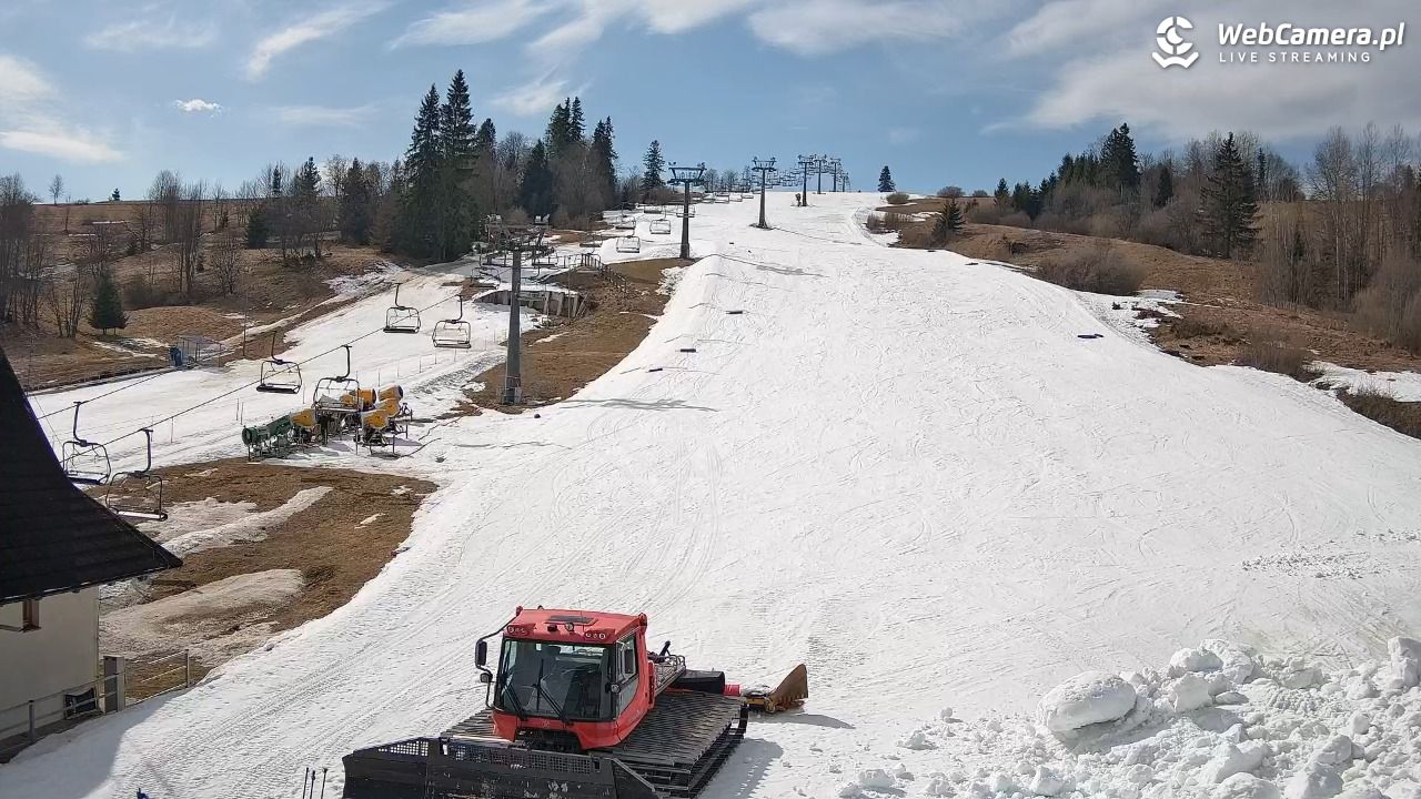 WITÓW -ski - widok na stok - 10 marzec 2026, 12:54