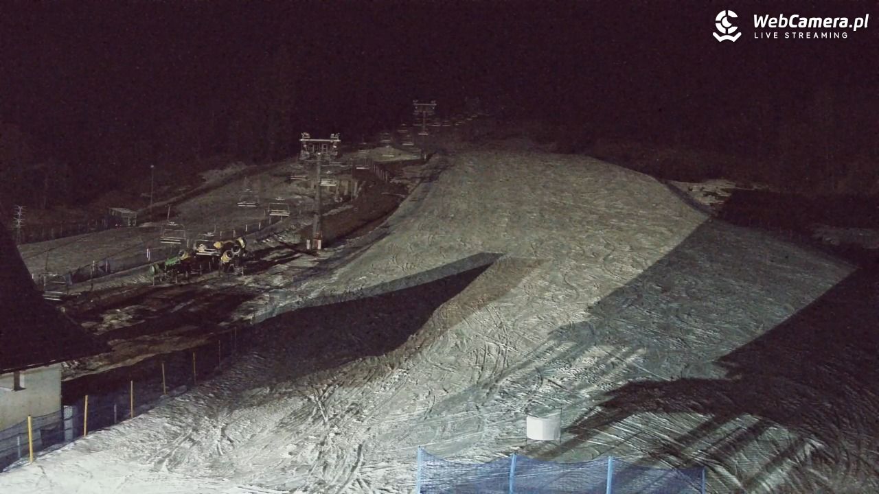 WITÓW -ski - widok na stok - 08 marzec 2026, 19:55
